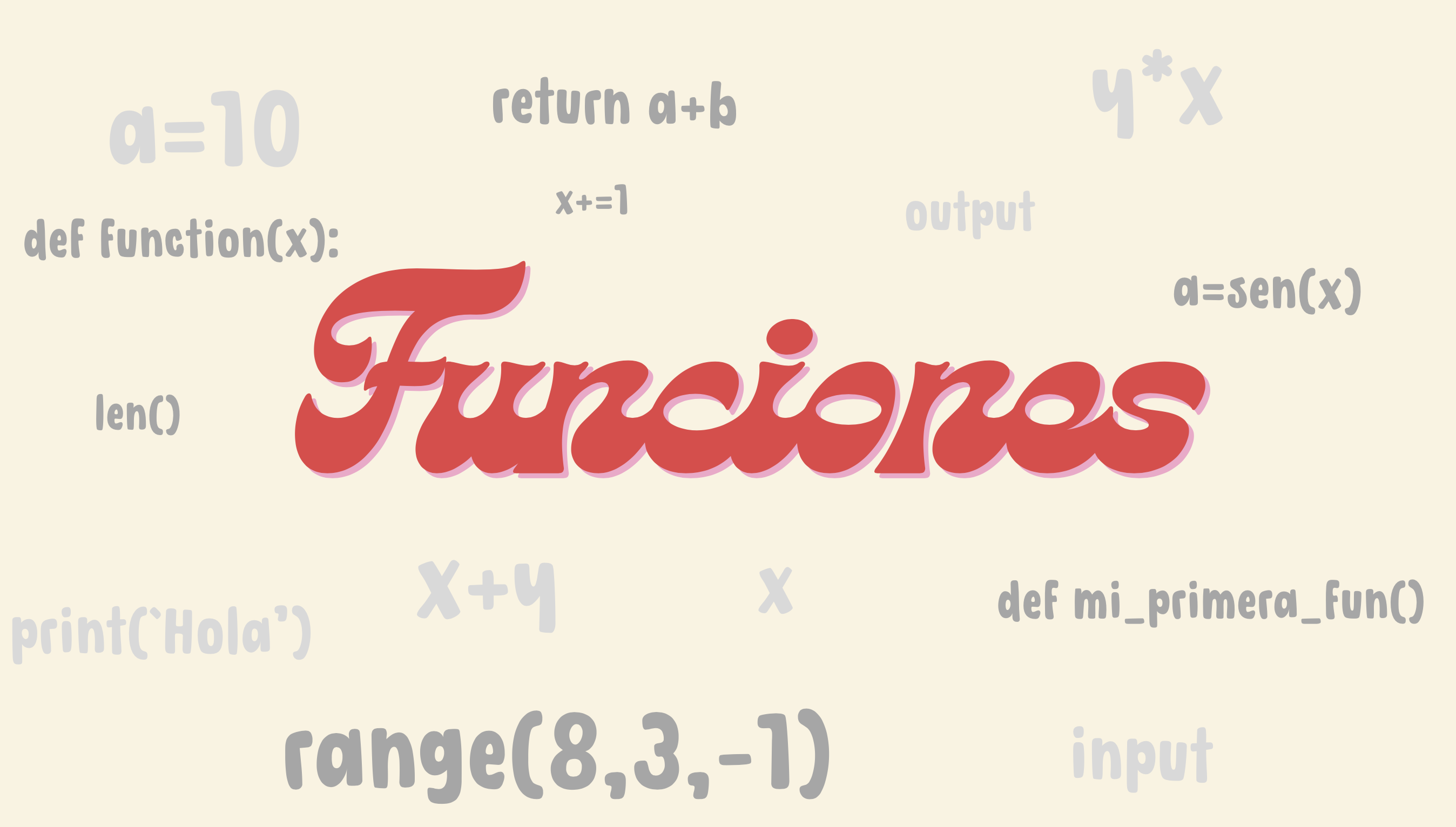 Funciones Básicas en Python